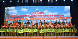 Khai mạc hội diễn Đội tuyên truyền văn hóa tiêu biểu tuyến biên giới, biển đảo năm 2018